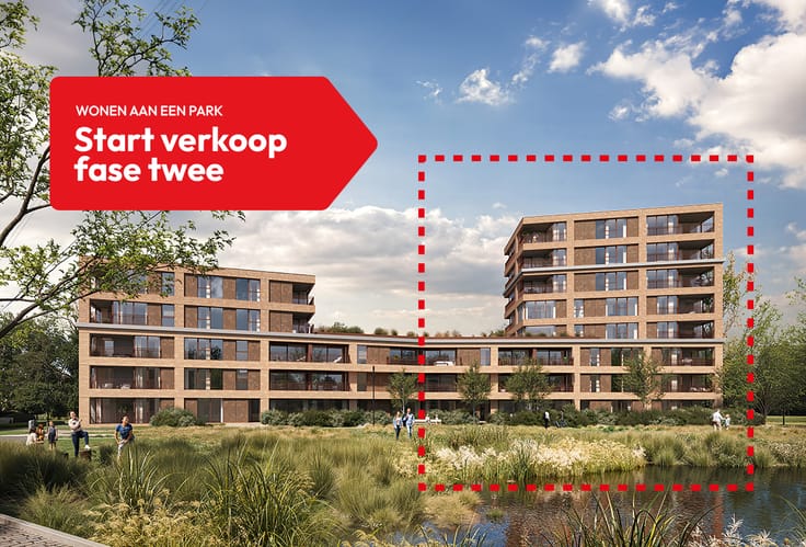Groen wonen in parkappartementen in Lier 