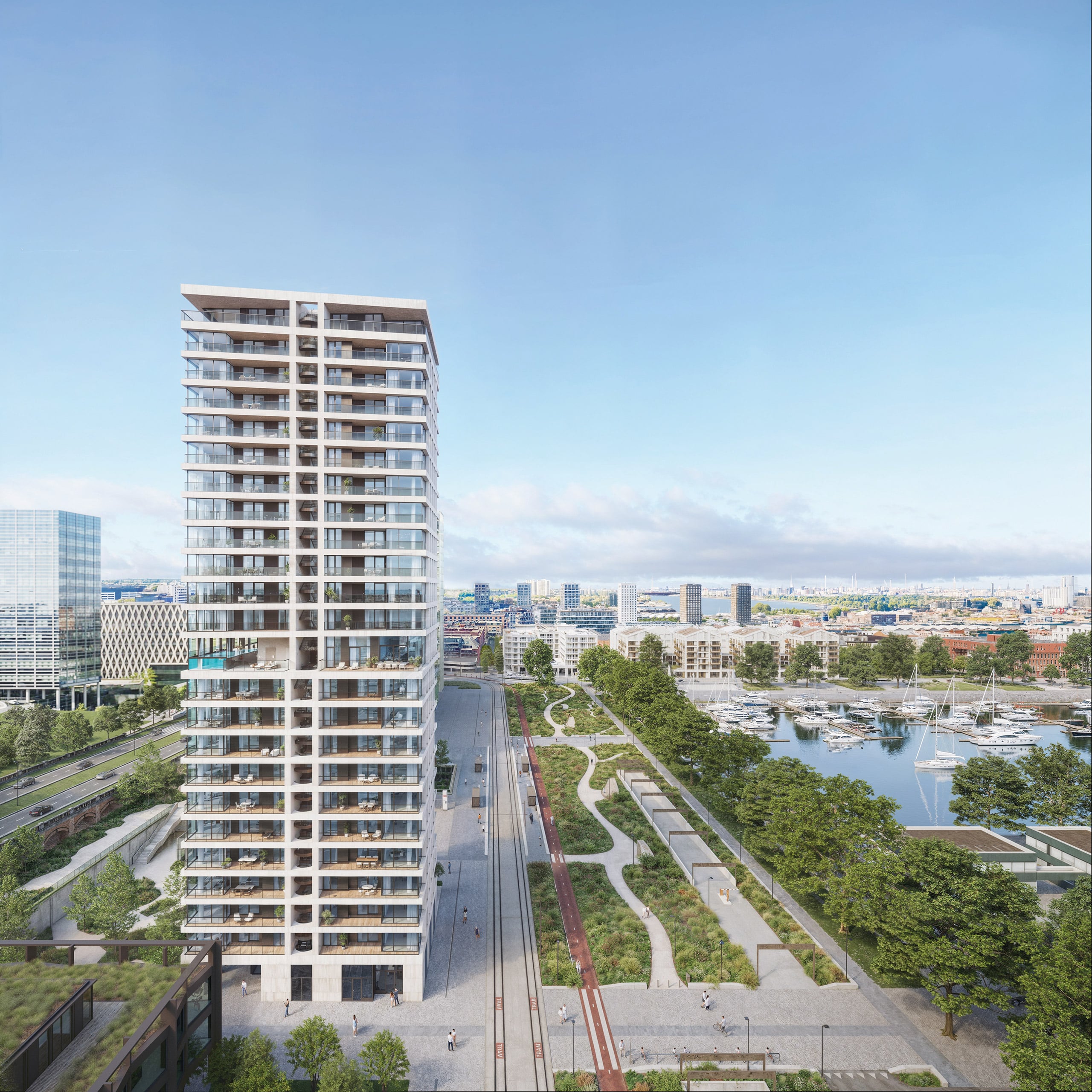 Nieuwbouw Appartement Antwerpen Twist Tower Eilandje