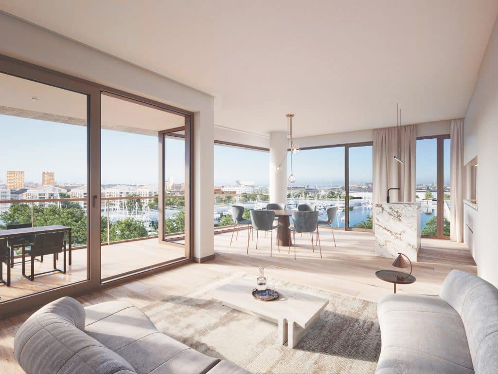 Nieuwbouw Appartement Antwerpen Twist Tower Interieur