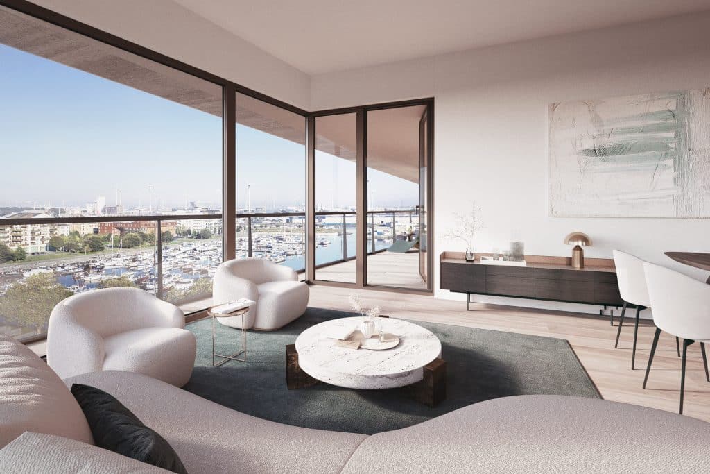 Nieuwbouw Appartement Antwerpen Twist Tower Skyline