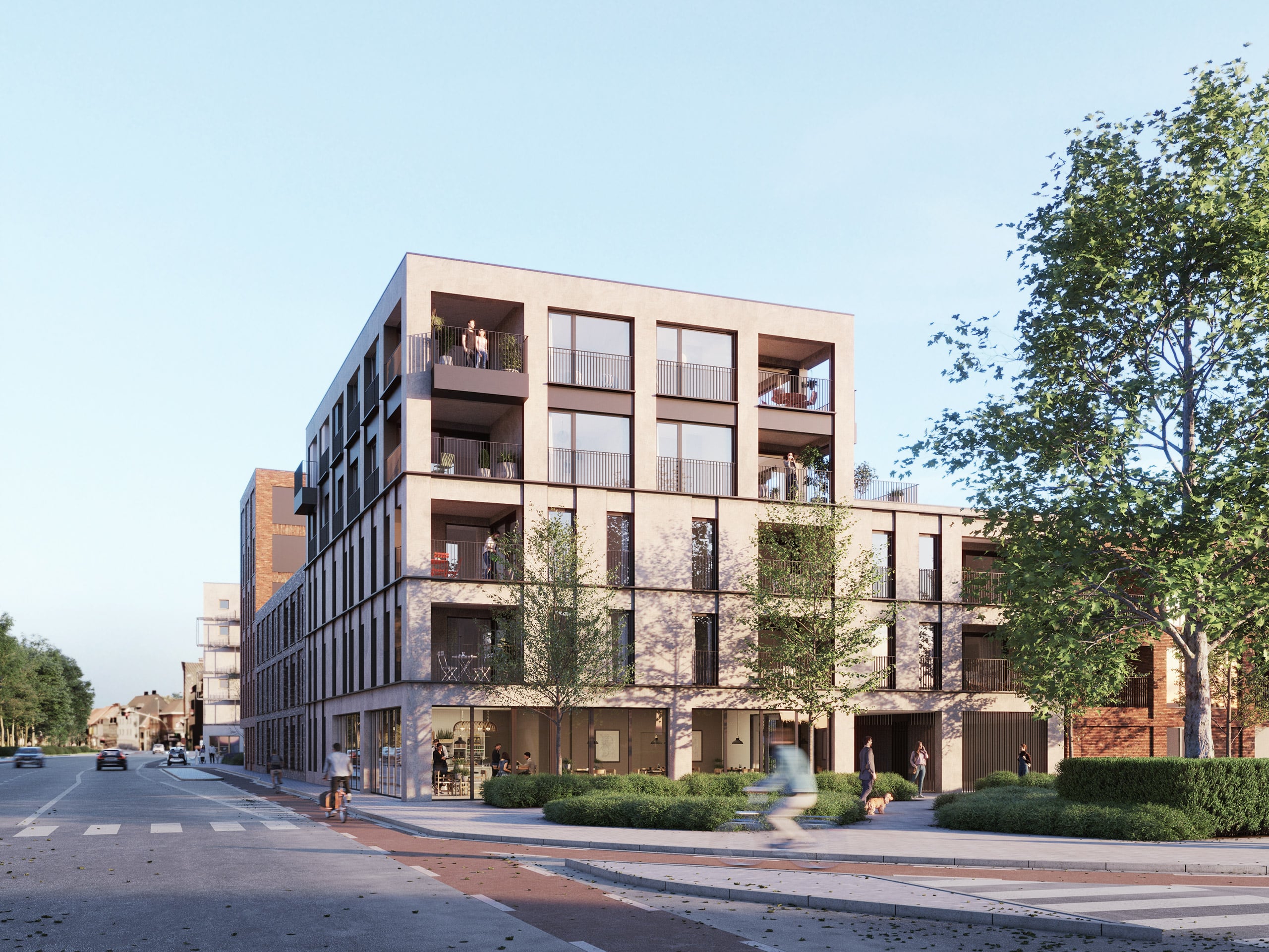 Nieuwbouwappartement Kortrijk Nieuw Overleie