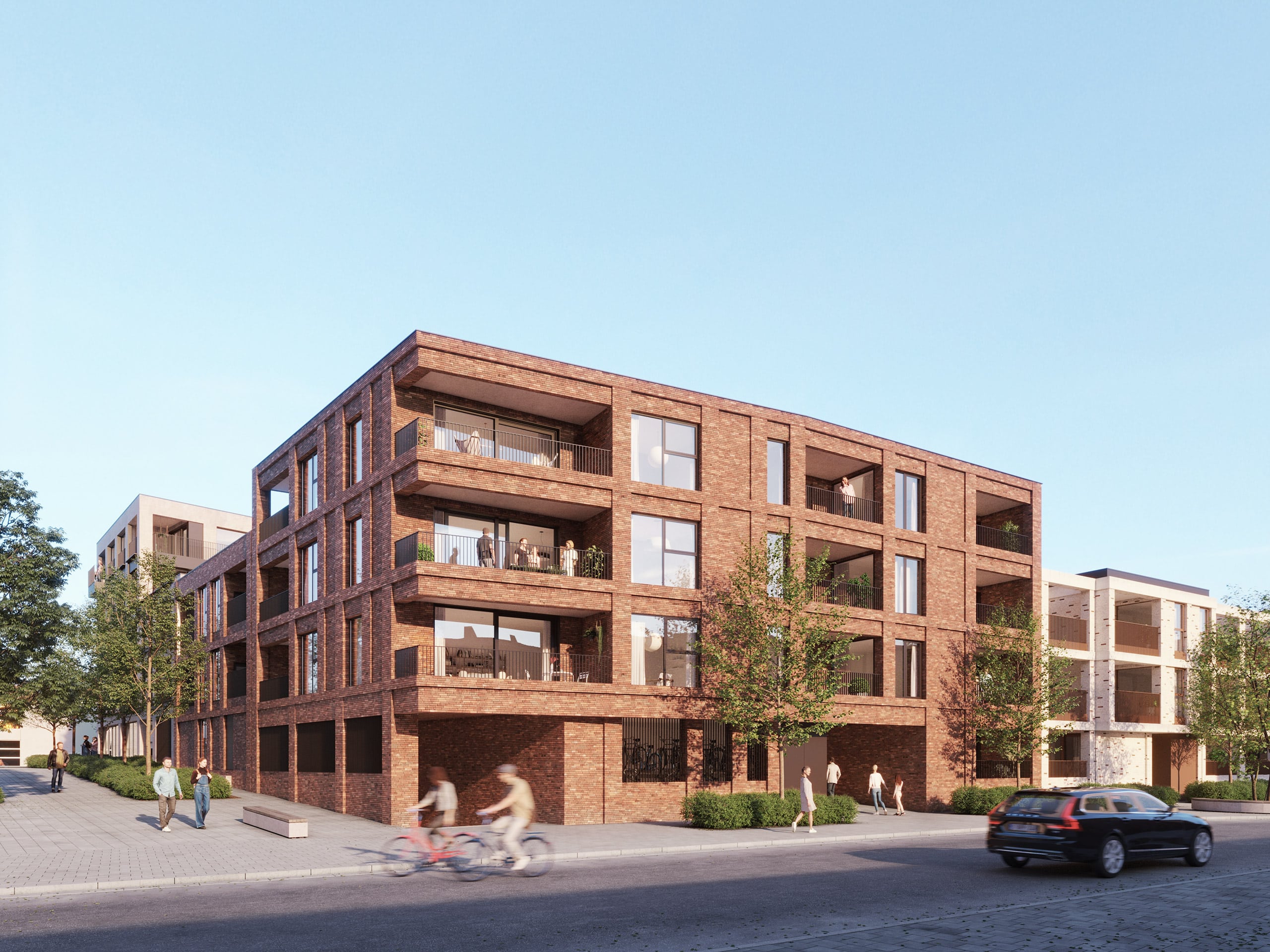 Nieuwbouwappartement Kortrijk Terras