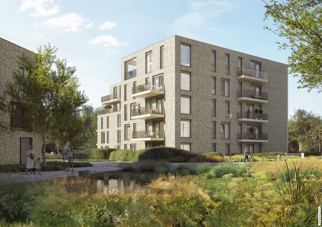 Nieuwbouwproject Lier Verde Achtergevel