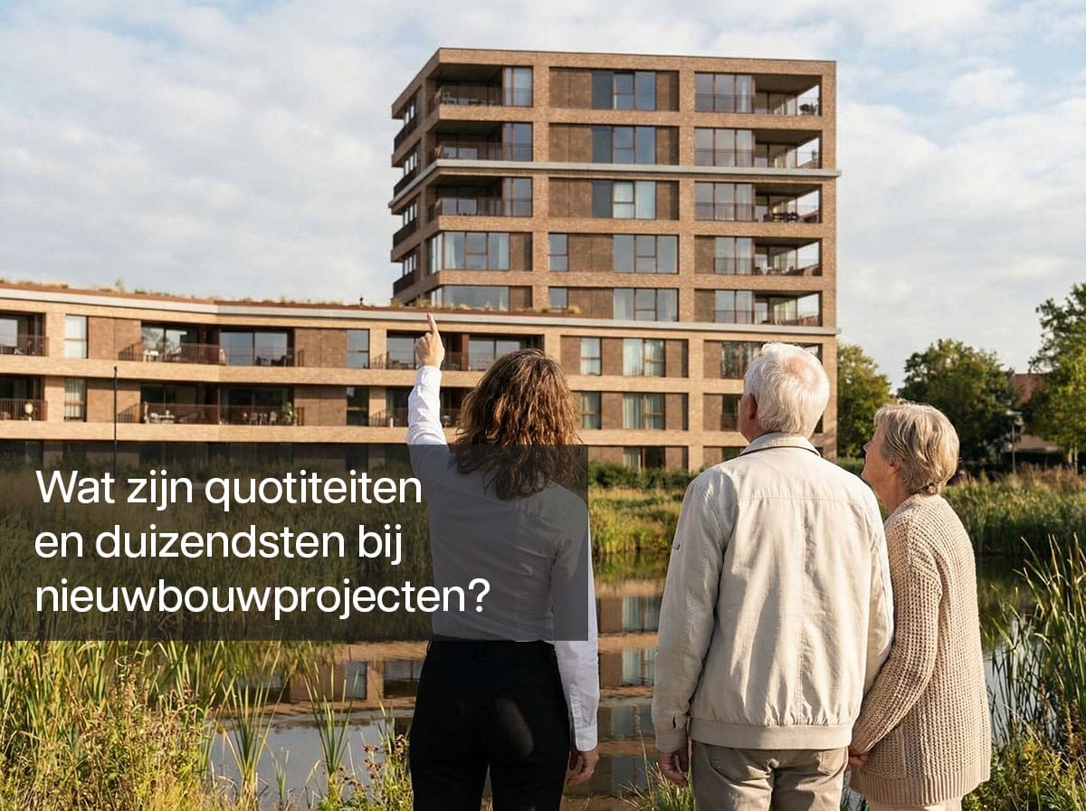 Quotiteiten in nieuwbouw: waarom worden kosten verdeeld volgens duizendsten?