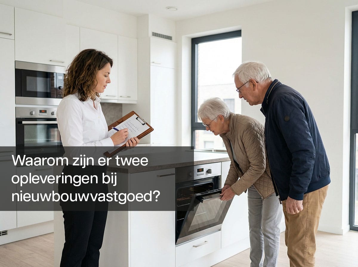 Oplevering nieuwbouw: wat is het verschil tussen voorlopige en definitieve oplevering?