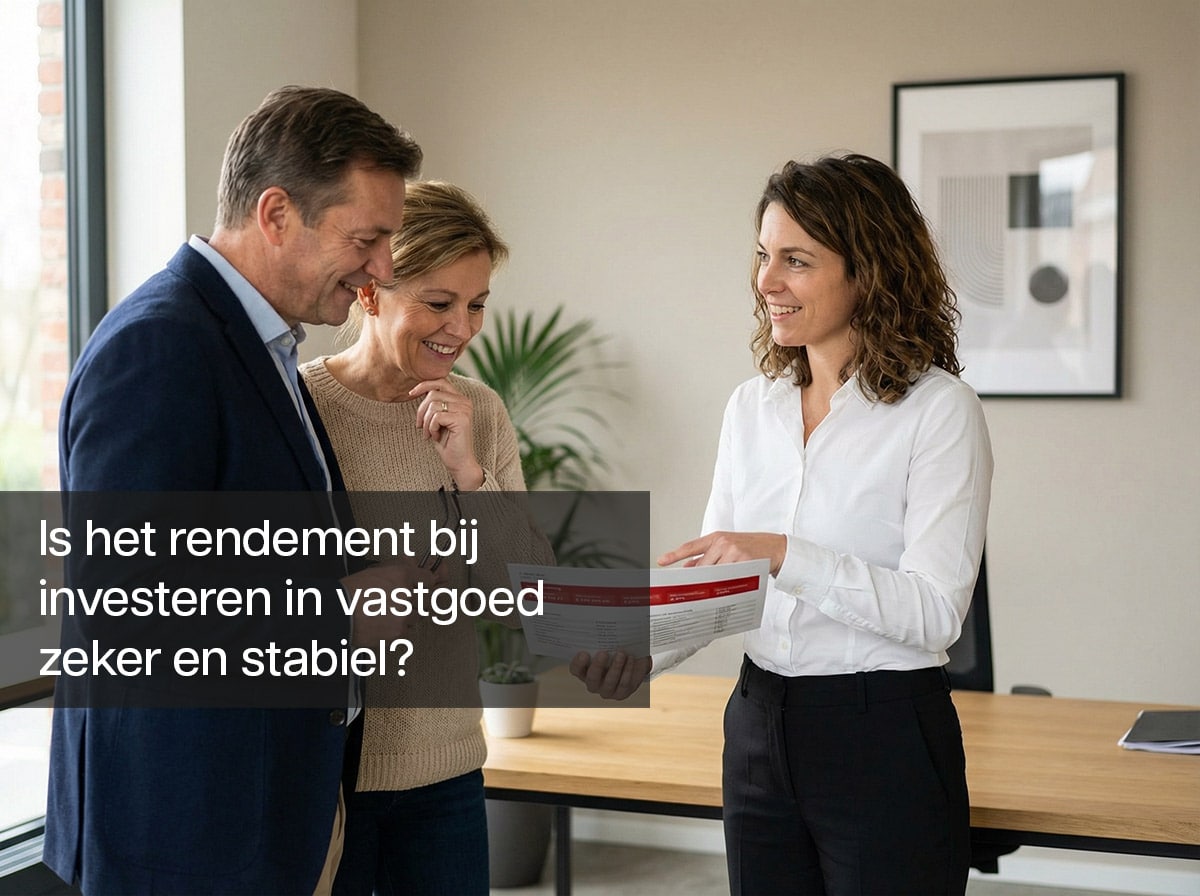 Hoe zeker is het rendement bij investeren in vastgoed?