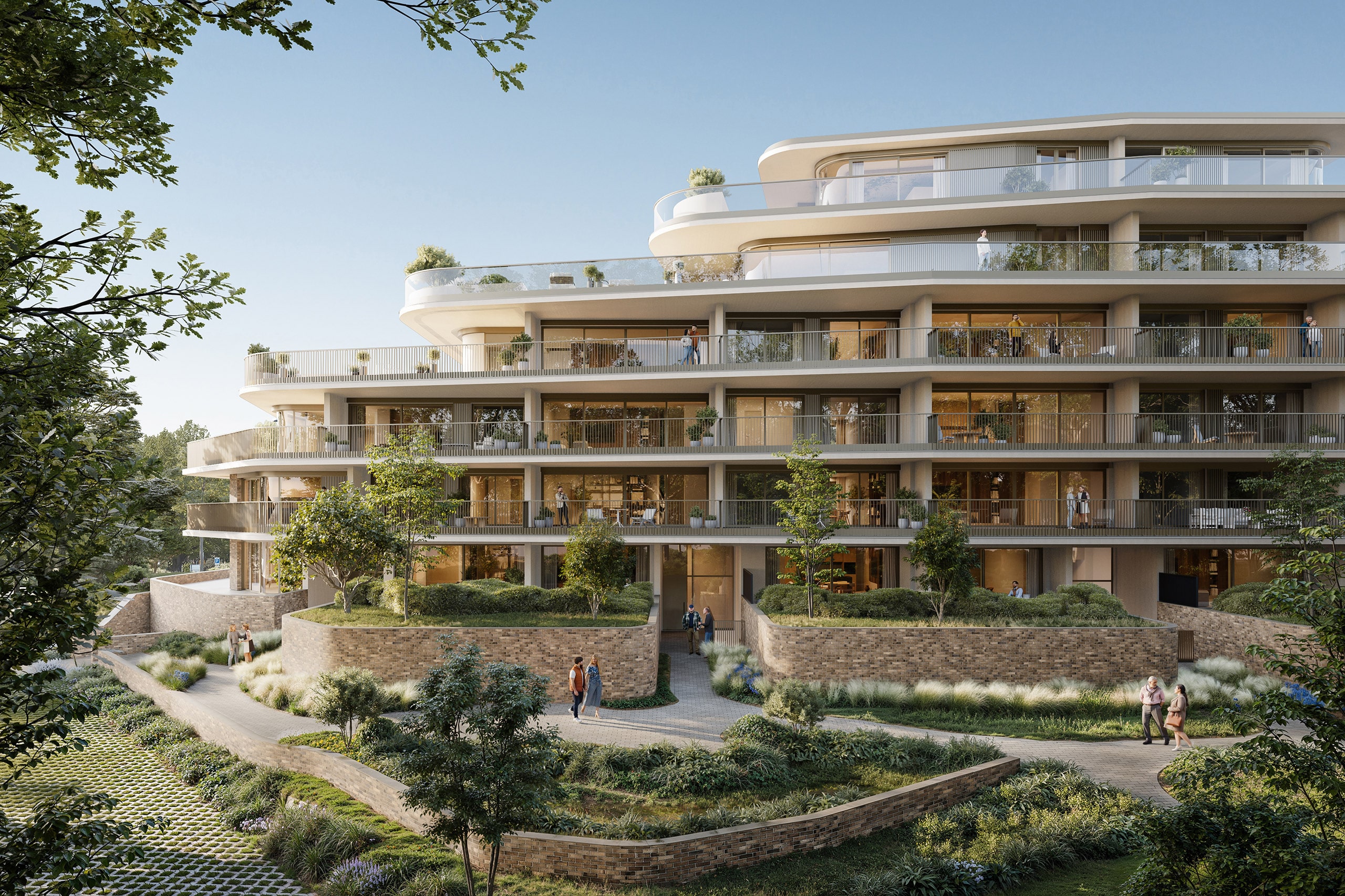 Nieuwbouwproject Wijnegem Parkappartementen Hoftereycken