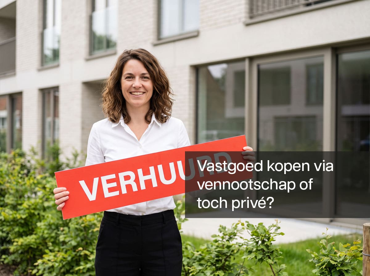 Vastgoed kopen via vennootschap of privé? De definitieve beslissingsgids