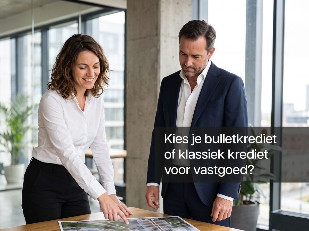 Bulletkrediet of klassiek krediet voor vastgoed? De complete vergelijking