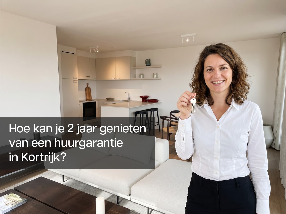 Investeringsappartement met huurgarantie: twee jaar vaste huurinkomsten in Kortrijk